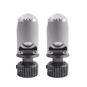 Super Bright Sanvi 12V 5500K 35W Mini <b>H4</b> LED Projector Lamps for Car & Motorcycle Accessories Lens Headlights - Product Image 1