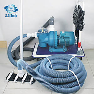 Pompe à <span class=keywords><strong>piscine</strong></span> haute pression Water Crown 3HP et tuyau d'aspiration en plastique durable - Nettoyeur de <span class=keywords><strong>piscine</strong></span> essentiel avec filtre - Product Image 3