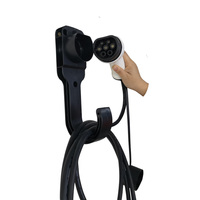 Boquilla de cargador de vehículo eléctrico europeo 2 IEC62196, combinación de gancho en J, nuevas piezas NEV, accesorios para equipos eléctricos