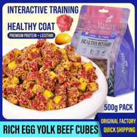 쇠고기 육포 FDA ISO HACCP BRC 인증 공기 건조 부드러운 강아지 간식 OEM 가능