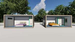 Sang Trọng 40ft Có Thể Tháo Rời <span class=keywords><strong>Container</strong></span> Nhà Vệ Sinh Với Vòi Hoa Sen Di Động Sang Trọng Di Động Cho Khách Sạn Được Làm Từ Bánh Sandwich Bảng Điều Khiển Bởi Nhà Cung Cấp - Product Image 6