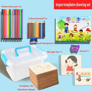 Pochoirs Montessori en bois <span class=keywords><strong>pour</strong></span> enfants, 20 pièces, jouets de <span class=keywords><strong>dessin</strong></span>, pochoir en bois, planche à <span class=keywords><strong>dessin</strong></span> <span class=keywords><strong>pour</strong></span> les tout-petits - Product Image 6