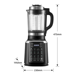Exprimidor Eléctrico Totalmente Automático de Acero Inoxidable con Control Táctil, Capacidad de 1.2L, 8 Cuchillas para Uso Doméstico, en Automóviles y Autocaravanas - Product Image 3