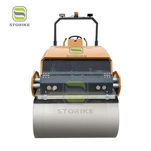 Storike Walze 1 Tonne <span class=keywords><strong>2</strong></span> <span class=keywords><strong>t</strong></span> 3t 4t Doppeltrommel Vibrationswalze Verdichter 0,3 Tonnen bis 4 Tonnen Walze für Asphaltstraßenbau - Product Image 5