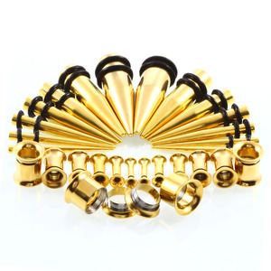 Edelstahl Ohr Taper Kit Ohr Stretching <span class=keywords><strong>Set</strong></span> mit Plugs Tunnel Ohrring Expander Body <span class=keywords><strong>Piercing</strong></span> Schmuck 28 teile/satz - Product Image 1