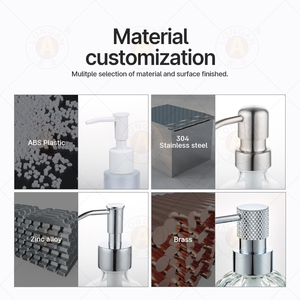 Amostra Grátis: Bomba Dispensadora de Sabonete Líquido/Loção 28/410 Preta, Durável e Elegante, com Tampa de Rosca Metálica e Cabeça de Bomba Manual para Shampoo e Sabonete Líquido - Product Image 6
