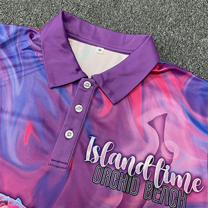 Polos de pesca personalizados sublimación diseño impreso patrón al aire libre manga larga protección solar pesca Jersey - Product Image 4