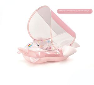 <span class=keywords><strong>Flotador</strong></span> <span class=keywords><strong>para</strong></span> Piscina Infantil <span class=keywords><strong>con</strong></span> <span class=keywords><strong>Sombrilla</strong></span> Extraíble, Anillo de Natación de PVC Resistente y Asiento Ajustable - Product Image 5