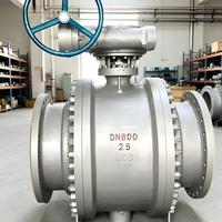 Válvula de bola industrial de acero inoxidable 304 con puerto en V para aplicaciones de control de flujo y regulación.