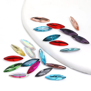 Base puntiaguda, diamante de ojo de caballo delgado y largo, diamante de cristal, diamante para carcasa de teléfono, accesorios de vestir - Product Image 4