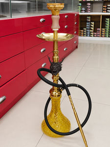 Ensemble Chicha de Luxe en Acier Inoxydable avec Base en Verre Dragon Clown et Tuyau Unique – Vente en Gros OEM - Product Image 5