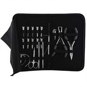 Cheap Price Hair Extensions Plier Set Micro <b>Beads</b> Remover & Crimper Pliers Hair Tool Scissor Clips Sew in <b>Needles</b> Finger & Hook - Product Image 1