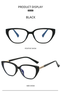 <span class=keywords><strong>Gafas</strong></span> de Moda de Lujo al por Mayor, Monturas Ópticas TR90 Azules Anti-Luz para <span class=keywords><strong>Mujer</strong></span>, Monturas Ópticas para <span class=keywords><strong>Gafas</strong></span> - Product Image 5