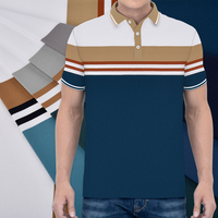 Nueva Llegada de Tela Transpirable de Punto Elástico Jacquard Teñida con Hilo, 92% Nailon, 8% Elastano para Camiseta Polo