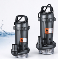 Pompa Air Submersible Fase Tunggal 220V QDX25-7 1HP 0.75KW Kabel Tembaga 7M Motor 25M3/H Head 7M Outlet 2.5 Inch