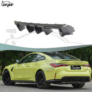 Joryee, difusor de parachoques trasero de fibra de carbono, alerón de escape, Kit de carrocería, pieza de coche para <span class=keywords><strong>BMW</strong></span> 4 Series G82 M4 G80 M3 <span class=keywords><strong>2021</strong></span>, accesorio de afinación - Product Image 1