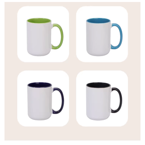 <span class=keywords><strong>Tazza</strong></span> in <span class=keywords><strong>Ceramica</strong></span> da 15oz <span class=keywords><strong>con</strong></span> Interno Colorato per Tè, Caffè e Latte, Tazze Vuote per Sublimazione, Personalizzabili <span class=keywords><strong>con</strong></span> Foto, Regalo Creativo Personalizzato - Product Image 6