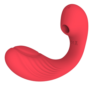 Vibromasseur USB rechargeable double à 7 modes, flexible, avec fonctions de battement et de succion pour le plaisir clitoridien et du point G, pour femmes - Product Image 2