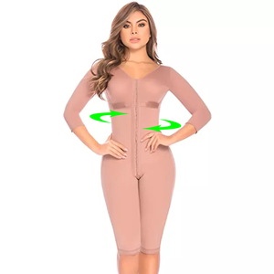 Body gainant colombien moulé en spandex respirant avec logo personnalisé, pour post-partum, gaine de compression - Product Image 1