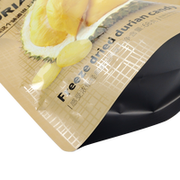 Sachets refermables en plastique mat de qualité alimentaire, pochettes verticales pour café en grains, noix et snacks