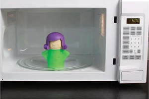 Nettoyeur micro-ondes de nettoyage de réfrigérateur de cuisine, appareils de nettoyage à vapeur de four, nettoyeur micro-ondes de maman en colère pour la cuisine à la maison - Product Image 4