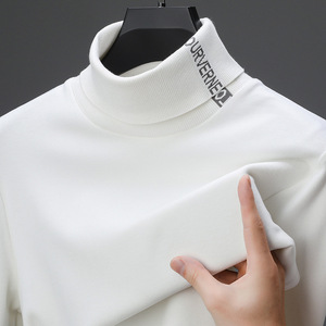 T-shirt formel à manches longues 2026, col montant, en polaire double face, sous-couche thermique épaisse pour homme, 240 grammes, brodé, chaud, <span class=keywords><strong>de</strong></span> style allemand - Product Image 2