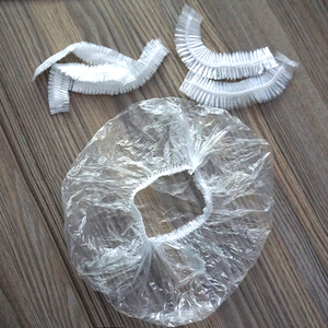 Nhà Máy Bán buôn không thấm nước dùng một lần nhựa Bath hat Salon và khách sạn sử dụng Mũ tắm cho người lớn làm sạch - Product Image 4