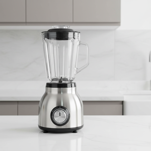 पोर्टेबल इलेक्ट्रिक ब्लेंडर मिनी 1.5l क्षमता ग्लास कंटेनर मल्टीफंक्शनल घरेलू रसोई उपकरण 3 गति के साथ - Product Image 1