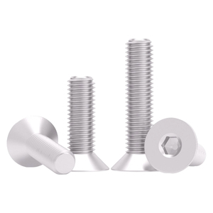 Viti a <span class=keywords><strong>Testa</strong></span> <span class=keywords><strong>Svasata</strong></span> con Esagono Incassato M3 M4 M5 M6 in Lega di Alluminio 6061 Bulloni Allen a <span class=keywords><strong>Testa</strong></span> Piatta Leggeri con Filettatura Metrica - Product Image 4