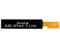 Module d'affichage OLED COG 20x2 avec contrôleur SSD1311, 2,93 pouces WEO002002A, température de fonctionnement -40°C ° C+80 ° Instrument industriel C