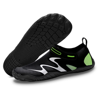 Chaussures aquatiques pieds nus personnalisables avec logo, fermeture Velcro réglable, embout large, zéro dénivelé, séchage rapide, drainage, légères et antidérapantes