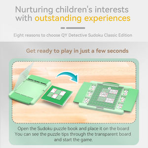 Puzzle de <span class=keywords><strong>Sudoku</strong></span> d'échecs d'entraînement de pensée logique avec des jouets éducatifs de casse-tête de livre pour des enfants adultes - Product Image 4