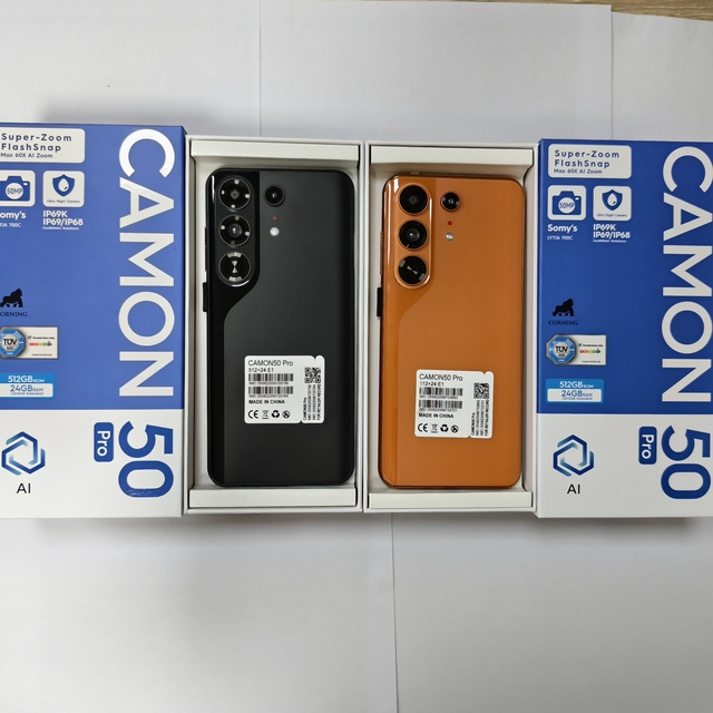 Gaming Grade TECNO Camon 50 Pro Max 5G Gaming Phone 16GB+1TB 6150mAh Android 15 Global Unlock Ultrafast Performance
