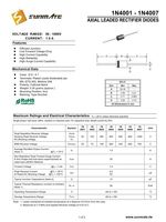 Ruised 1N4007 Diode de redressement 1A 1000 V DO-41 (DO-204AL) Axial 4007 IN4007 1 Amp 1000 Volt Diodes de silicium électroniques 5000 pièces/boîte