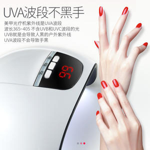 หลอดไฟยูวีสำหรับทำเล็บ OEM 54W 365nm LED แห้งเร็ว แสงสีขาวชมพู - Product Image 3