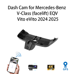 Cámara para Coche HD 4K para Mercedes-Benz con Dos Lentes DVR Delanteras y Traseras, GPS, Plug and Play - Product Image 2