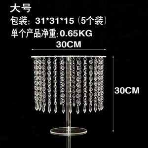 Nhà máy tùy chỉnh nhỏ vừa lớn Vòng rõ ràng hiển thị thực phẩm đứng cupcake đứng Acrylic bánh cưới đứng - Product Image 5