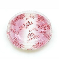 Barquette jetable en plastique PET / Contenant à salade / Contenant à snacks / Assiette de service pour sushi, biscuits, nouilles / Personnalisable / Luxueux / Style japonais / Pour sucre