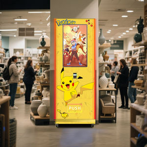スマートな自動販売機トレーディングカード用キャッシュレス支払い32インチタッチ画面ゲームカード自動小売自動販売機 - Product Image 4