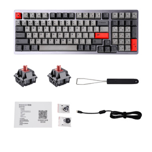 Hot Swappable 96-key Factory Wholesale 2.4G Wired Tri-Mode Gaming <b>Keyboard</b> for Office & Gaming - Product Image 1