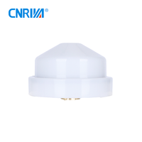 Sensor Fotoeléctrico CNRIYA con Enchufe IP65/IP54 105-135V, Interruptores Inductivos con Bloqueo Giratorio para Luces LED de Calle Día/Noche