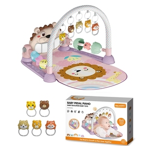 Juguetes educativos para bebés recién nacidos Pedal <span class=keywords><strong>Piano</strong></span> <span class=keywords><strong>Fitness</strong></span> <span class=keywords><strong>Rack</strong></span> para niños y niñas de 0 a 2 años regalo de bebé inspirado en Montessori - Product Image 1