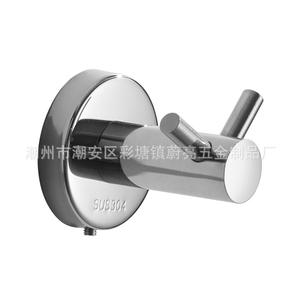 304 Bright Stainless Steel Coat <b>Hook</b> Black <b>Towel</b> <b>Hook</b> Punch-Free Robe <b>Hooks</b> <b>for</b> Bathroom Wardrobe Manufactured Premium <b>Hook</b> - Product Image 1