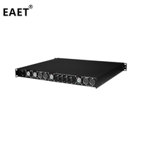 DA18K4 Amplificador Profesional de 4 Canales y 18000W de Alta Potencia Clase D, Sistema de Subwoofer Line Array, Carcasa Metálica de Audio Profesional