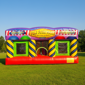 <span class=keywords><strong>Castillo</strong></span> Inflable con Tobogán para Fiestas de Cumpleaños y Eventos en Parques de Diversiones, Casa de Brinco Comercial Inflable para Niños - Product Image 1