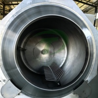 Matériel de cuisine pour riz aux œufs, machine à faire sauter les légumes, poêles à gaz de type tambour en acier inoxydable 304