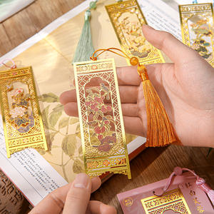 Segnalibri Personalizzati con Stampa a Caldo, Segnalibri Vintage di Lusso in Metallo Dorato, Segnalibri Colorati e Carini Personalizzabili - Product Image 5