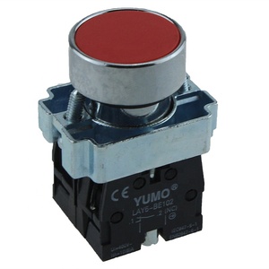 Yumowell <span class=keywords><strong>lay5</strong></span> đèn tín hiệu màu đỏ 600VAC 10A nút nhấn 1no1nc tuôn ra - Product Image 3