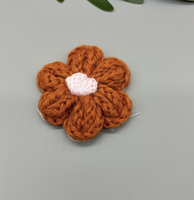ZSY personnalisé crochet fleur patch mariée applique à la main crochet bricolage coloré Applique 3D fleur maison mariage décoration