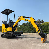 Mini-excavatrice hydraulique compacte de 0,8 à 4 tonnes, haute vitesse, robuste et durable, poids opérationnel, garantie 1 an, vente en gros